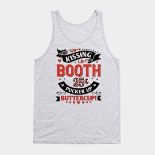 Kissing Booth 25 cents Pucker Up Buttercup Tank Top